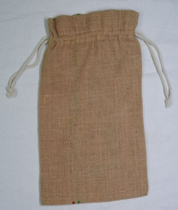 Sacs à cordon personnalisés en coton biologique recyclable, imprimés en sérigraphie, pour cadeaux, artisanat, bijoux, avec double cordon en coton - Product Image 6