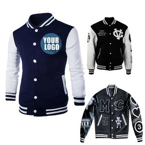 OEM invierno más tamaño del equipo de béisbol chaqueta de la motocicleta para hombre Abrigos personalizados bordado Lettermen chaqueta para hombre - Product Image 3
