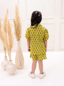 Nuevo estilo, conjuntos de ropa para niñas, ropa de verano para niñas, camisa de media manga, pantalones cortos, vestido, conjunto de ropa para niños de 2 uds - Product Image 5