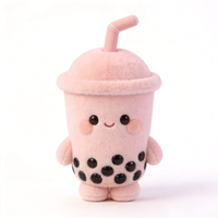 Großhandel Bubble Tea Plüschtier – Personalisierte, niedliche, weiche Kuschel-Milchtee-Tasse-Puppe – Individuelles Plüschtier in Form einer Milchtee-Tasse