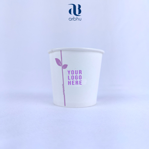 3oz Disposable Paper <b>Cups</b> | Hot/<b>Cold</b> Beverage Drinking Single Wall Paper <b>Cup</b> | Customized Eco-friendly Logo printed - Product Image 3