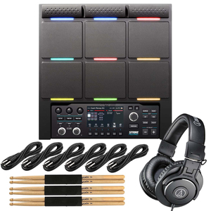 Nuevo Multi-pad con 3 baquetas-Retroiluminación RGB y (6) 1/4 cables - Product Image 1