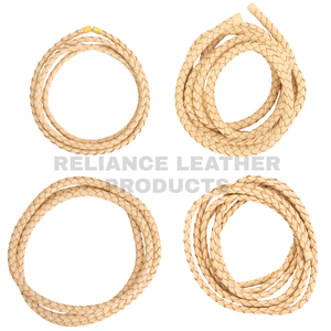 Cordón de Cuero Trenzado Bolo Negro de 5 mm, Listo para Enviar, Cuerda Redonda de Cuero Genuino para Joyería de Moda y Dijes de Diseñador - Product Image 2