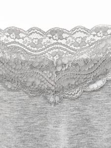 เสื้อชั้นในลูกไม้สีทึบของผู้หญิงเสื้อกั๊กลำลองลูกไม้แบบประกบกันสามารถสวมใส่ได้ทั้งภายในและภายนอกเสื้อกั๊ก - Product Image 2