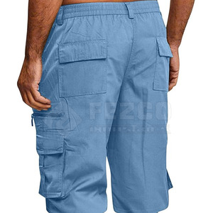 New Arrival Private Label Men's Casual Cotton <b>Cargo</b> Shorts Elastic Waist High Quality Breathable Quick Dry OEM Service Wholesale - Product Image 5