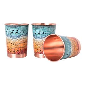 Tasse de mule de Moscou martelée de logo personnalisé en cuivre de vente chaude faite à partir de pur - Product Image 4