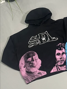 High Quality Men's Winter SDL Hoodie 100% Cotton Custom Print Pattern Breathable Diamond Logo on Front For Men - Product Image 6