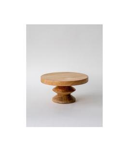 Présentoir à gâteaux en bois au design minimal pour les cuisines modernes avec des lignes épurées et une couleur en bois naturel pour la présentation des aliments - Product Image 5