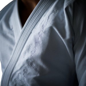 Kimono de Jiu-Jitsu brésilien léger 450 g/m², tissage perlé blanc, veste avec pantalon Ripstop pour l'entraînement et la compétition - Product Image 3