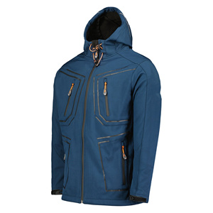 Wholesale Polyester Hooded Waterproof Zipper Softshell <b>Jacket</b> Indemand High Quality Outdoorwear Musthave Sportwear <b>Men</b> <b>Jacket</b> - Product Image 4
