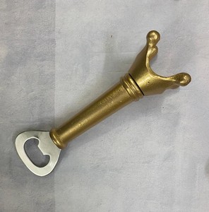 AK Brass Handmade Design Metal Bottle Opener In Gold & Silver Finished Standard Design Opener <b>For</b> <b>Bar</b> <b>Accessories</b> / Kitchenware - Product Image 1