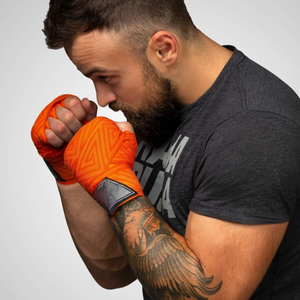 Nouvelle arrivée d'enveloppes de main de boxe imprimées personnalisées Support de poignet en maille élastique avec logo personnalisé - Product Image 2