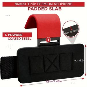 Accessoires d'haltérophilie à usage intensif Crochets d'haltérophilie Crochet de suspension Antidérapant et respirant - Product Image 3