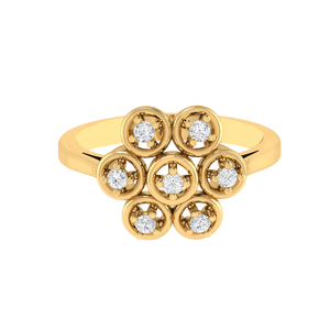 Anillo Floral de Plata de Ley 925 con Certificado BIS, Chapado en Oro, Rodio y Opciones de Incrustaciones de Circonita Cúbica Rosa - Product Image 5