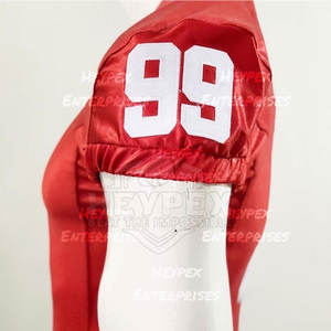 Camiseta de fútbol americano personalizada de alta calidad, diseño transpirable de manga corta, venta en línea - Product Image 5