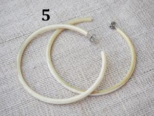 Pendientes de Cuerno de Búfalo para Niñas, Pendientes de Cuerno Natural para Mujer, Joyería de Cuerno de Alta Calidad - Product Image 4