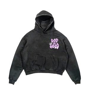 Vêtements personnalisés unisexe, vêtements de rue, sweat-shirt 100% coton, sweats à capuche surdimensionnés pour hommes, style hip hop, numérique pour l'hiver - Product Image 6