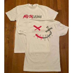 Camisetas de Hombre de Microfibra Personalizadas al por Mayor, Camisetas Blancas de Algodón 100% para Hombre, Impresión de Logotipo, Alta Calidad, Talla Personalizada - Product Image 4