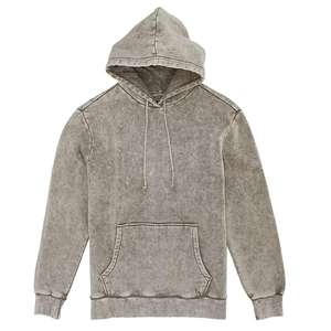 Sérigraphie 100% Coton Polaire Streetwear Meilleure Qualité Lavage À L'Acide À Capuche Conception Personnalisée Poids Lourd 450 Qualité GSM - Product Image 5