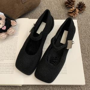 Zapatos Mary Jane de Estilo Francés para Primavera y Verano, Zapatos Planos de Cuero con Suela Gruesa de Estilo Británico Retro, Zapatos de Tacón Alto Dulces y Elegantes - Product Image 2