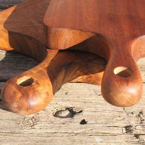 Planche à découper en bois avec poignée, lavable au lave-vaisselle, écologique, antibactérienne, en résine, planche à découper pour le fromage, de haute qualité - Product Image 1