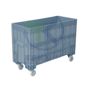 Ventas calientes Caja de plástico con ruedas de lujo de alta calidad Color útil Gris - Product Image 1