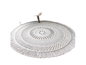 Tapis et moquettes en macramé fabriqués à la main au design unique par Artex Thien Thanh - Product Image 3