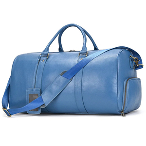 Vintage <b>Leather</b> Luxury Sport Weekender <b>Duffle</b> <b>Bag</b> Personalized Black for Work & Travel Gift for Men Women - Product Image 1