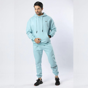 2025 Logo personnalisé hommes Slim Fit respirant Tech polaire Jogging Zipper survêtement ensemble col à capuche solide pour l'hiver bas tarifs - Product Image 4
