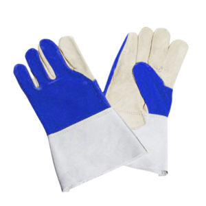Guantes de Seguridad de Cuero Vacuno de Alta Calidad, Resistentes al Fuego, Transpirables, con Puño de Seguridad Industrial de Algodón - Product Image 6