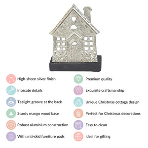 Porte-bougies et bougeoir pour la décoration intérieure, tendance pour la décoration de Noël - Product Image 5