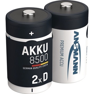 Batería Electrónica ANSMANN 1.2V 8500mAh R20-D-Mono HR20 2 Unidades/Blister - Product Image 1