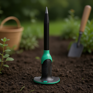 Ciseau pointu de 300 mm de longueur avec garde-main en acier de 18 mm d'épaisseur, outil de nettoyage inclus - Product Image 3