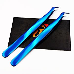 2025 vente chaude écologique en acier inoxydable isolation Extensions de cils ensemble pince à épiler pointue en fibre de cils - Product Image 4