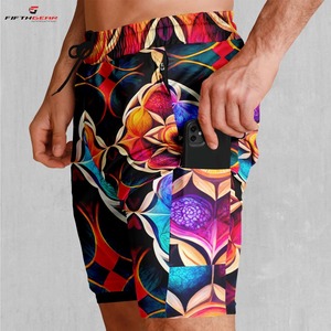 Top Quality Manufacturer Gym Basketball Polyester Printed Sublimation 3 Inch Inseam Double Layer <b>Camo</b> Mens Custom Mesh <b>Shorts</b> - Product Image 2