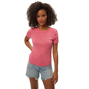 T-shirts d'été en coton pour femmes à coupe ample et à séchage rapide écologiques personnalisés High Street Style 2025 - Product Image 1