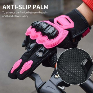 Fabricant de gants de course pour moto OEM |   Gants d'équitation en cuir avec logo personnalisé |   Fournisseur en gros de gants de moto de protection - Product Image 4