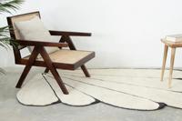 Kreative Teppiche Hochwertige Moderne Geometrische Muster Handgetufteter Rutschfester Naturwoll-Teppich Mittellanger Flor Anpassbare Dicke