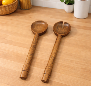 Ustensiles de cuisine rustiques en bois, ustensiles de cuisine style ferme, outils de cuisine minimalistes, articles de cuisine en bois de luxe - Product Image 2