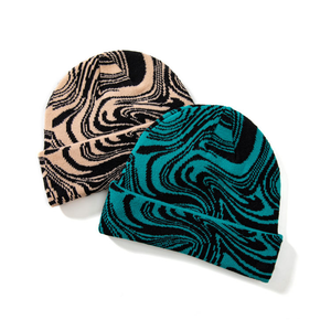 หมวกถักนิตติ้งสำหรับหน้าหนาว Y2K ทุกเพศหมวกผ้าฝ้ายแคชเมียร์แจ็คการ์ดพิมพ์โลโก้ลายการ์ตูนปรับขนาดได้ - Product Image 2