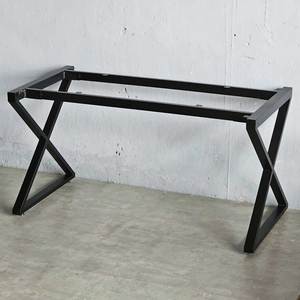 XConcept HCXC005 140x70cm Industrial-Style Assembled Steel <b>Table</b> Legs Heavy Duty for Dining <b>Table</b> <b>Bench</b> & <b>Chair</b> Furniture - Product Image 2