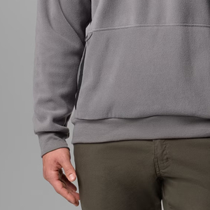 Sweat à capuche pour homme, couleur unie, manches longues, design streetwear tendance, matière polaire, coupe décontractée, impression de logo personnalisée - Product Image 3