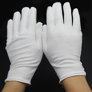 1 paire de gants blancs de cérémonie, doux, fins, écologiques, pour le cyclisme, le sport, les écrans tactiles, la détection des aiguilles, le travail, l'étiquette, les pièces de monnaie - Product Image 1