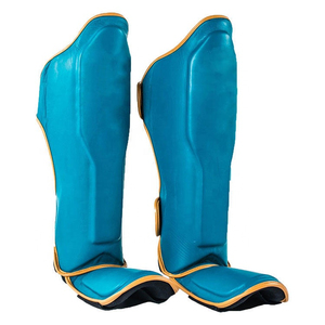 Comfortable Adjustable <b>Shin</b> <b>Guards</b> for MMA Durable Protective Pads for Kickboxing <b>Muay</b> <b>Thai</b> Karate Taekwondo Martial Arts - Product Image 4