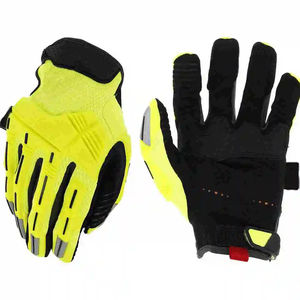 Gants de travail de sécurité mécanique en cuir TPR anti-choc et anti-abrasion pour la construction (vente en gros) - Product Image 5