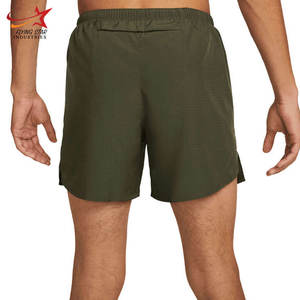 Pantalones cortos de gimnasio de algodón ecológicos personalizados Unisex patrón sólido Fitness entrenamiento deportivo ropa para correr con servicio OEM pantalones cortos de hombre - Product Image 3