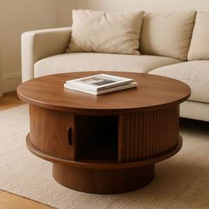 Mesa de Centro de Madera Diseñada para un Rendimiento Duradero que Ofrece un Aspecto de Madera Rico y una Presencia Confortable en la Sala de Estar - Product Image 6