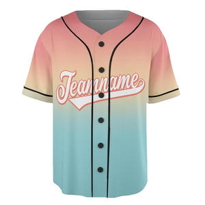 Camiseta de béisbol cosida personalizada Sublimación - Product Image 4