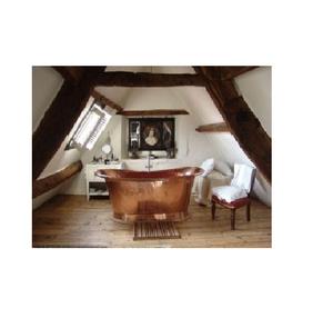 Vente à chaud Baignoire en cuivre à surface brillante avec revêtement intérieur en nickel Matériau métallique pour la maison Hôtel Fabriqué en Inde - Product Image 5