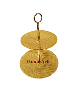 Brass 3 <b>Tier</b> <b>Cake</b> Dessert <b>Stand</b> Highest Quality Round Shape <b>Cake</b> Chocolates <b>Stand</b> From Manufacturer In India - Product Image 5